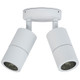 Double Adjustable Spot Lights GU10 White Double Adjustable Spot Lights GU10 White